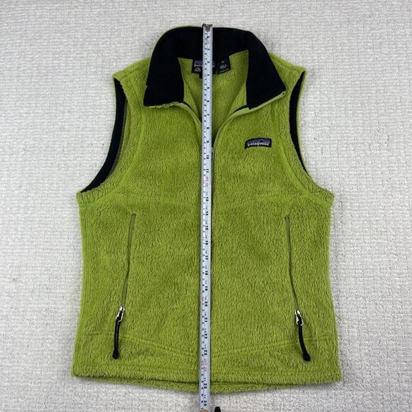 Vintage Patagonia R Regulator Polartec Green Fleece Vest Men Sz XS USA Read* - Picture 15 of 16